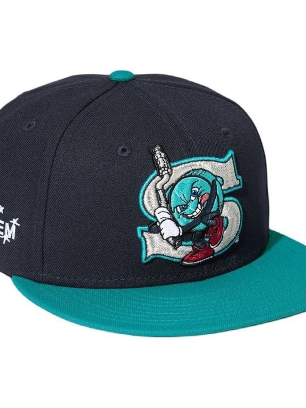 AUTHENTIC Supreme SALEM new era hat Teal and Black